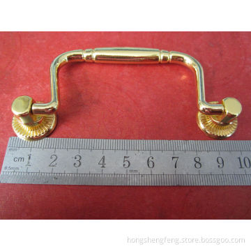 High Quality Zinc Alloy Gold Color Jewelry Box Handle